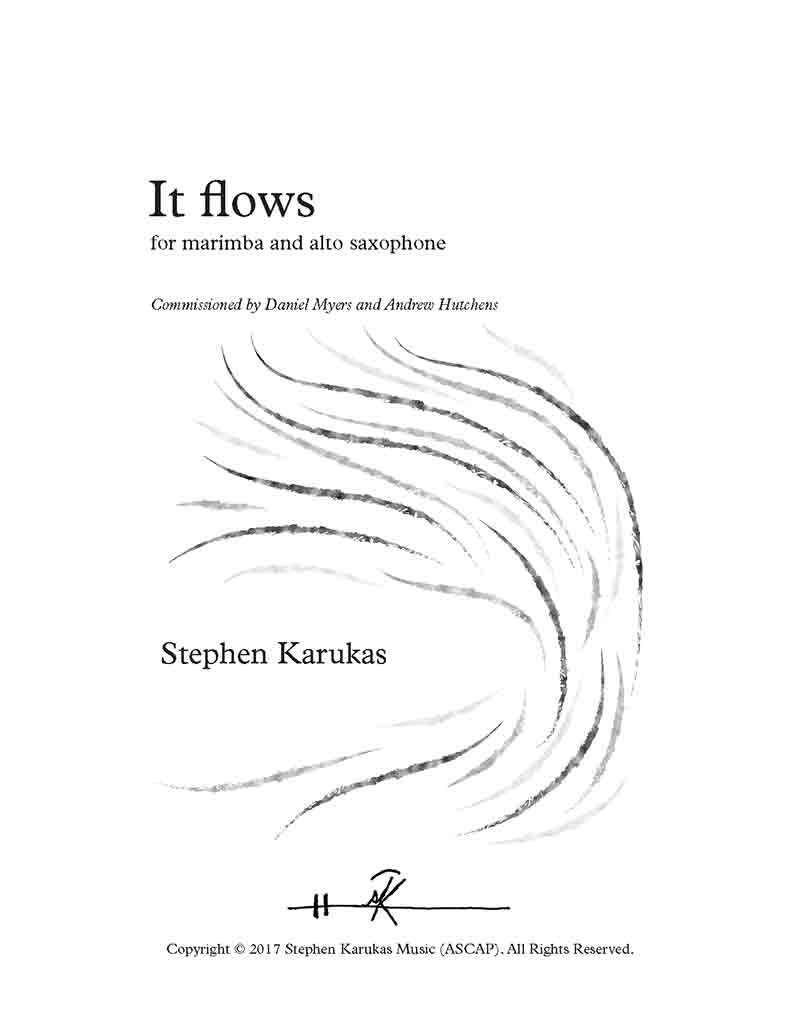 Cover for It flows